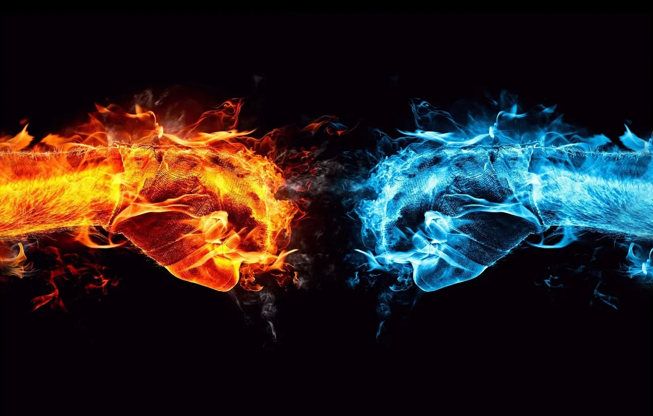 Photo wallpaper water, lights, background, black, hands, brush, fist