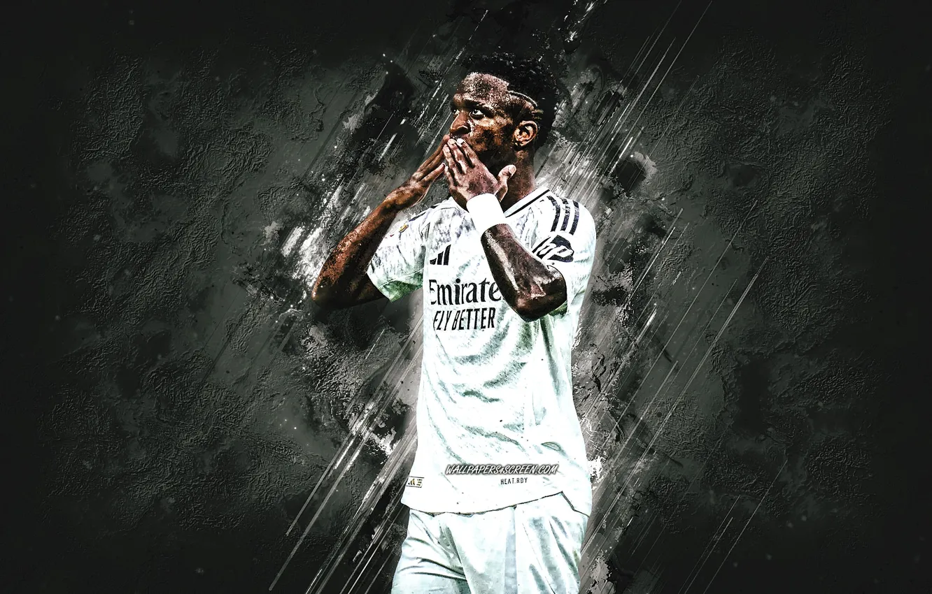 Photo wallpaper football, Real Madrid, Brazilian, Vinicius Junior, Vini Jr, Vinicius, Come