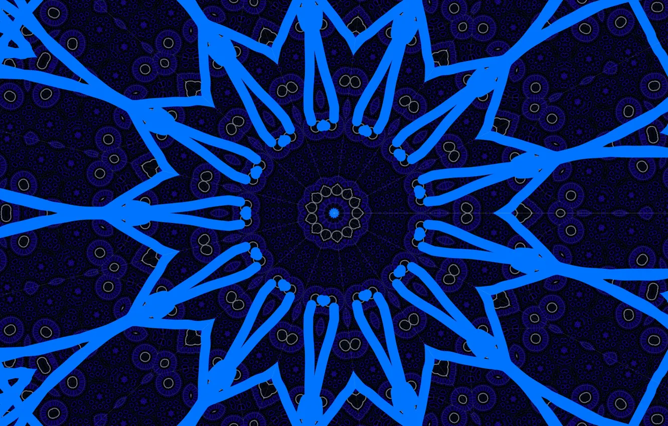Photo wallpaper blue, abstraction, pattern