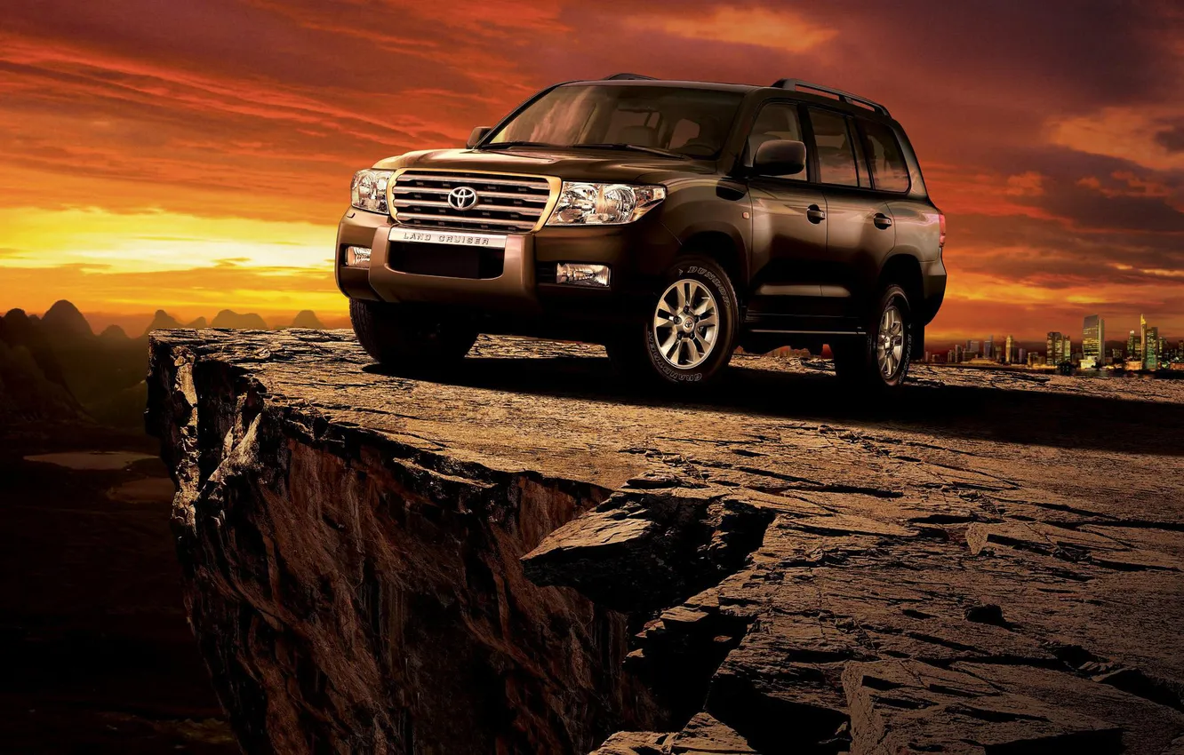 Photo wallpaper SUV, Toyota, Toyota, Kruzak, Land Cruiser 200