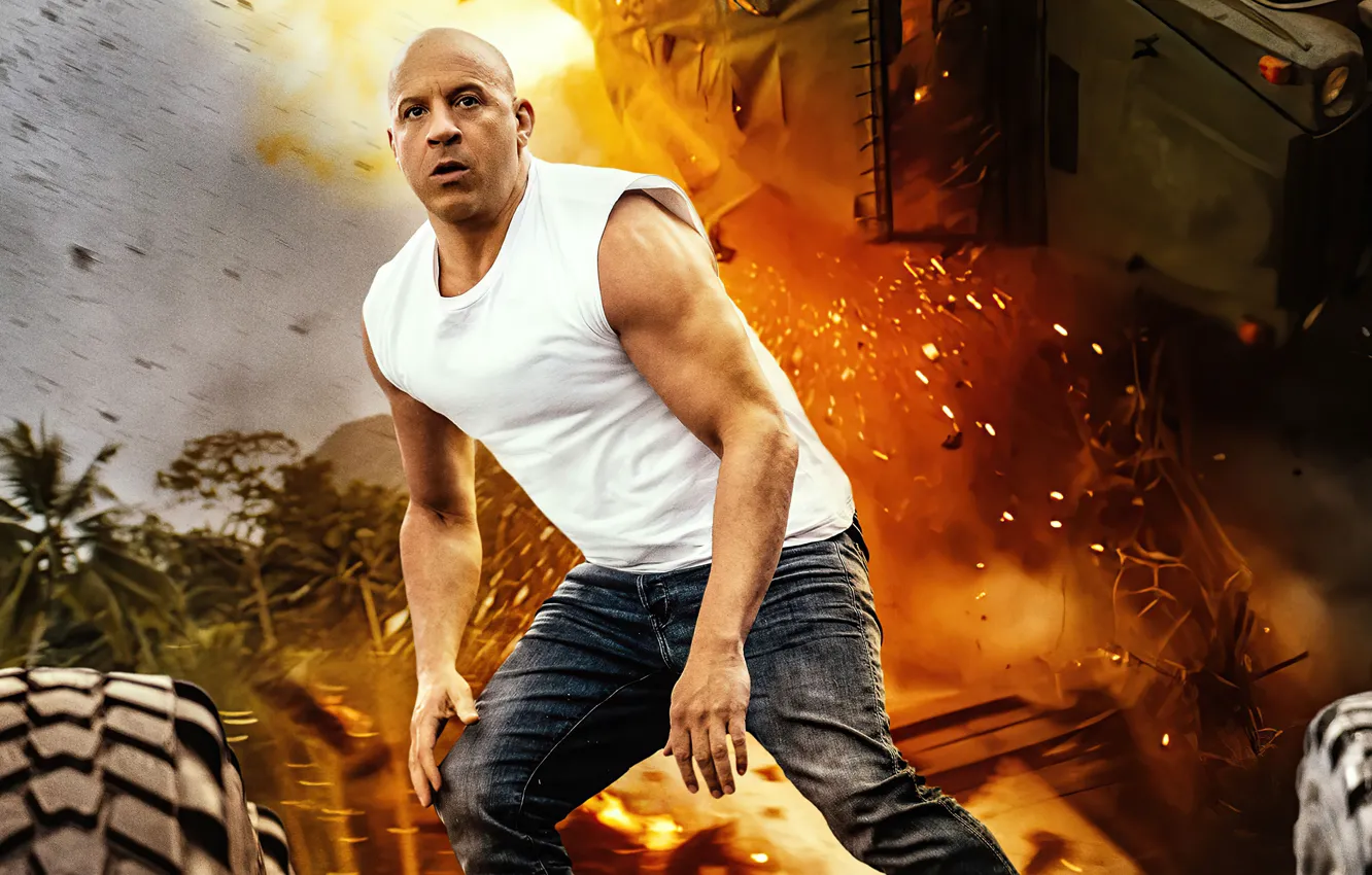 Photo wallpaper VIN Diesel, action, poster, Vin Diesel, The fast and the furious 9, Fast & Furious …