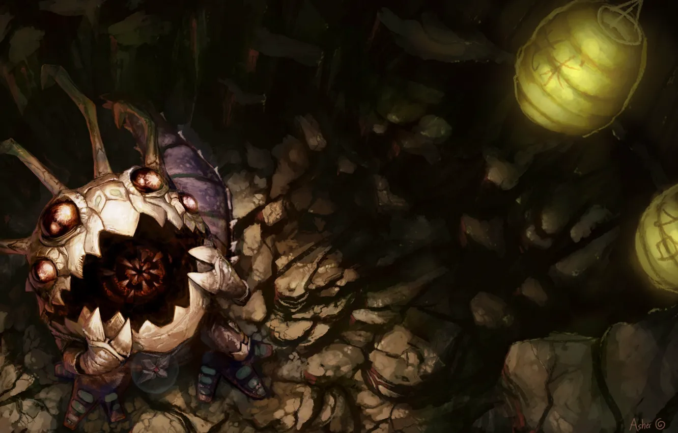 Photo wallpaper League of Legends, LoL, KogMaw
