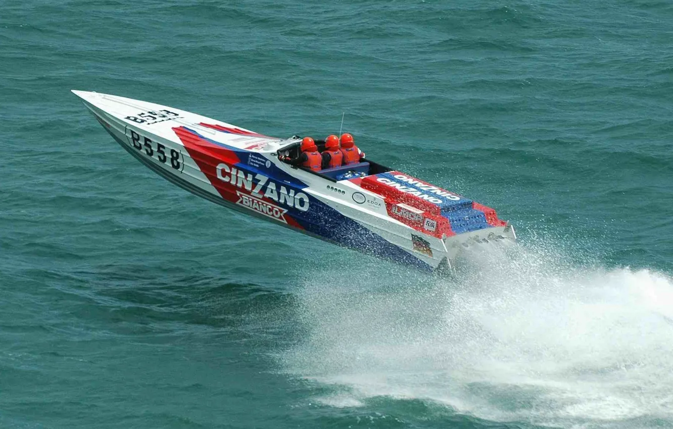 Photo wallpaper race, boat, speed
