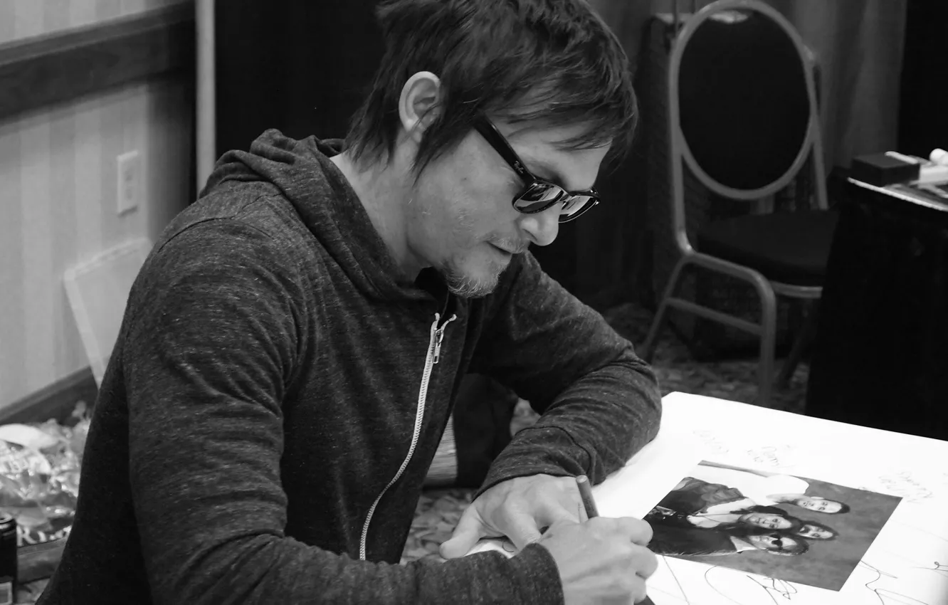 Photo wallpaper male, Norman Reedus, Norman Reedus