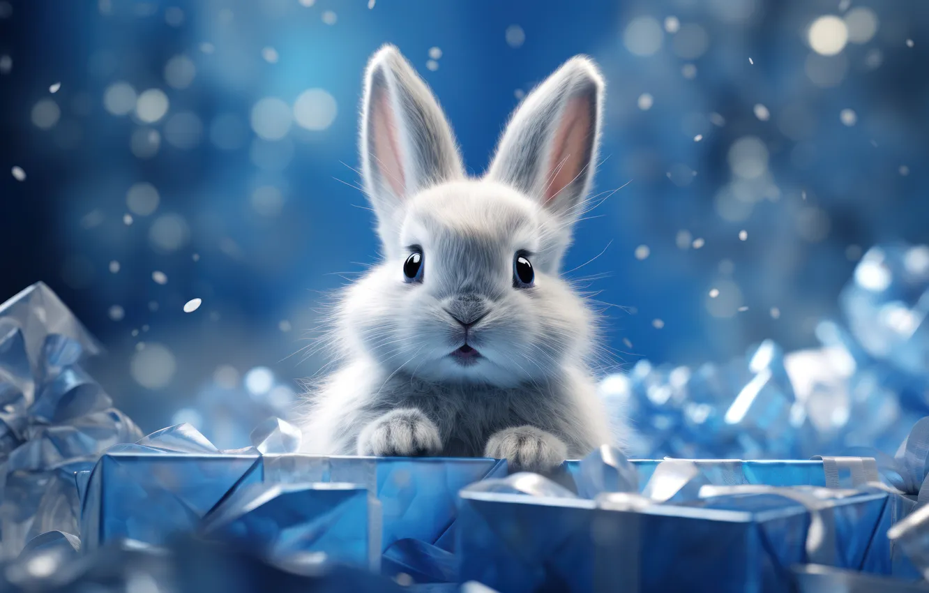 Photo wallpaper holiday, rabbit, Easter