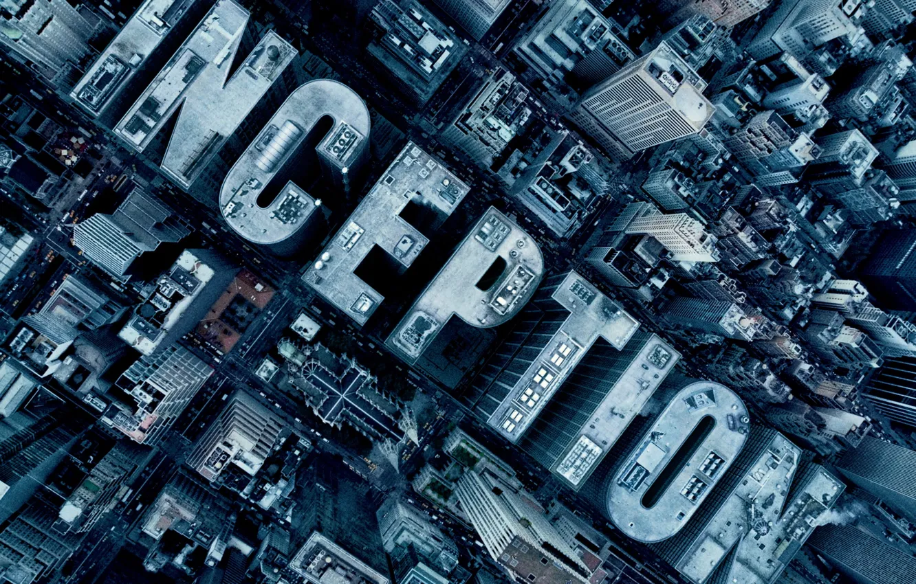 Photo wallpaper the city, fiction, the film, beginning, Inception