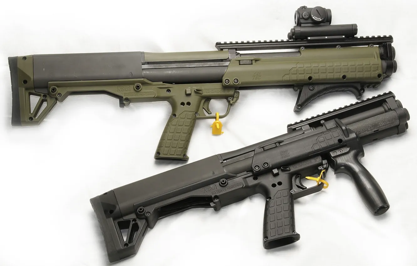 Photo wallpaper gun, weapon, wood, shotgun, Titanium, Kel-Tec, Kel Tec, KSG 12