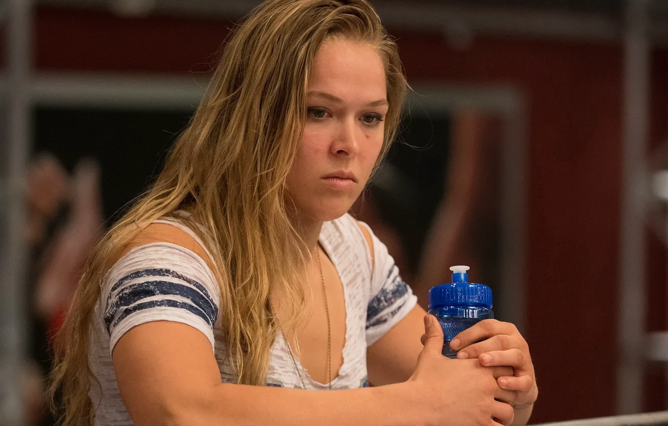 Photo wallpaper the champion of UFC, Ronda Rousey, Rowdy, MMA fighter