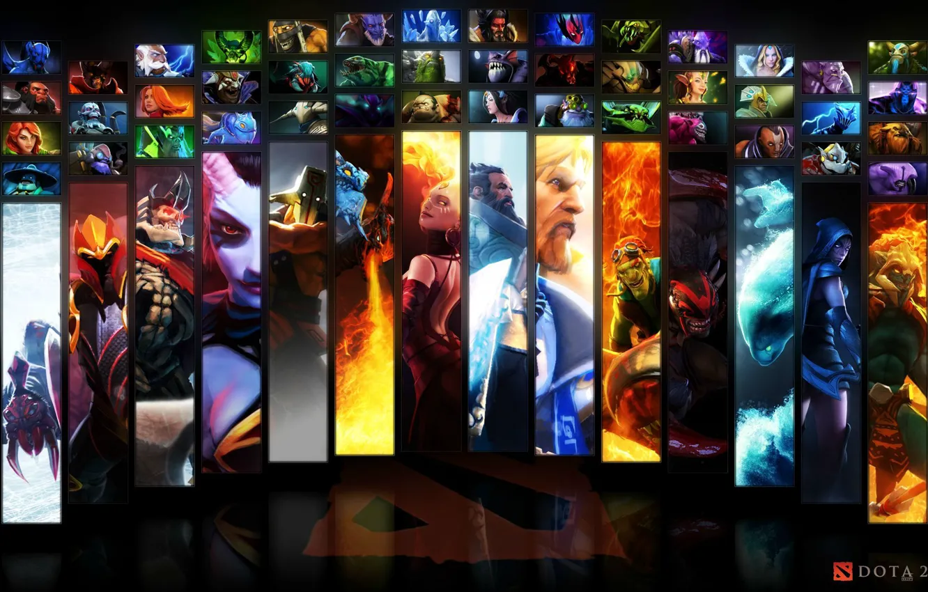 Photo wallpaper Wallpaper, hero, Heroes, DotA 2, Defense of the Ancients, dota 2