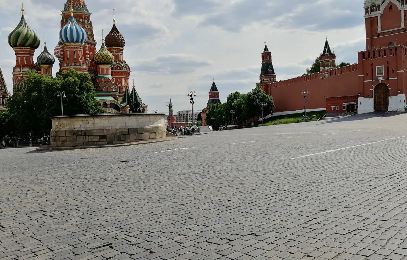 Photo wallpaper building, Moscow, red square