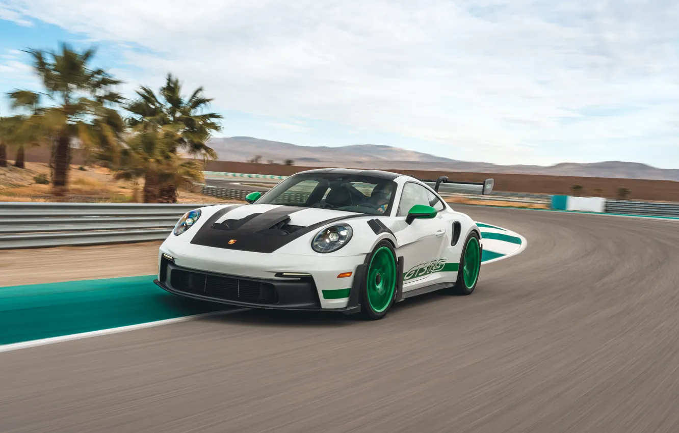 Photo wallpaper 911, Porsche, Porsche 911 GT3 RS, racing track, Tribute to Carrera RS
