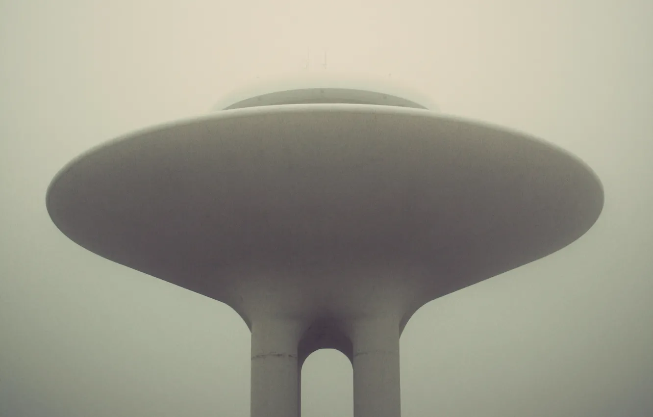 Photo wallpaper fog, plate, object