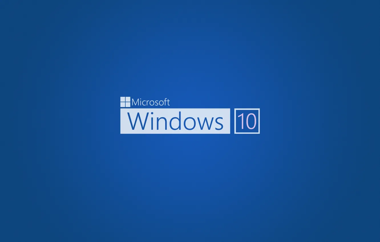 Photo wallpaper blue, Windows 10, operating system