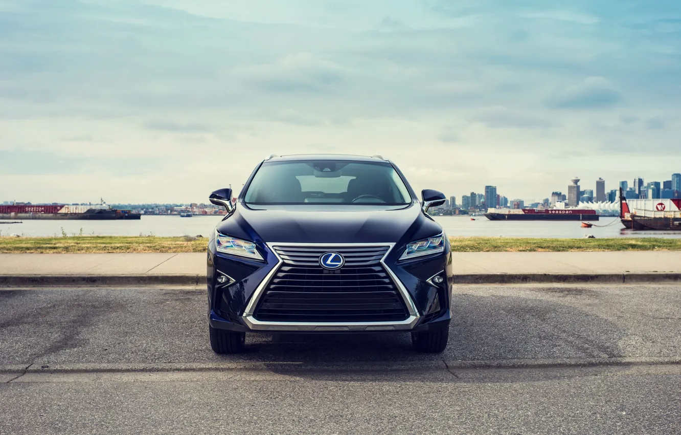 Photo wallpaper front view, 2018, crossover, Lexus RX, 450hL