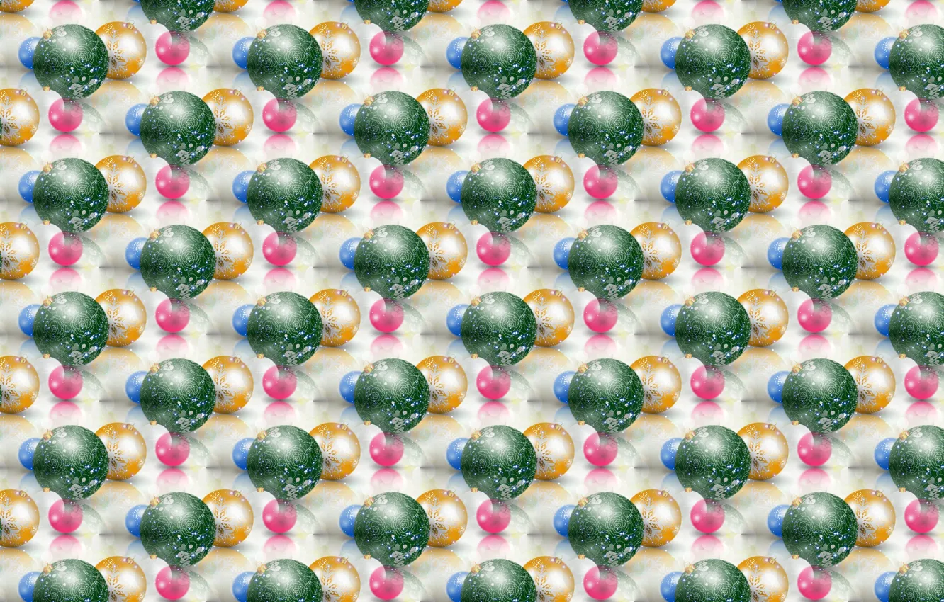 Photo wallpaper balls, background, holiday, new year, texture, Christmas balls