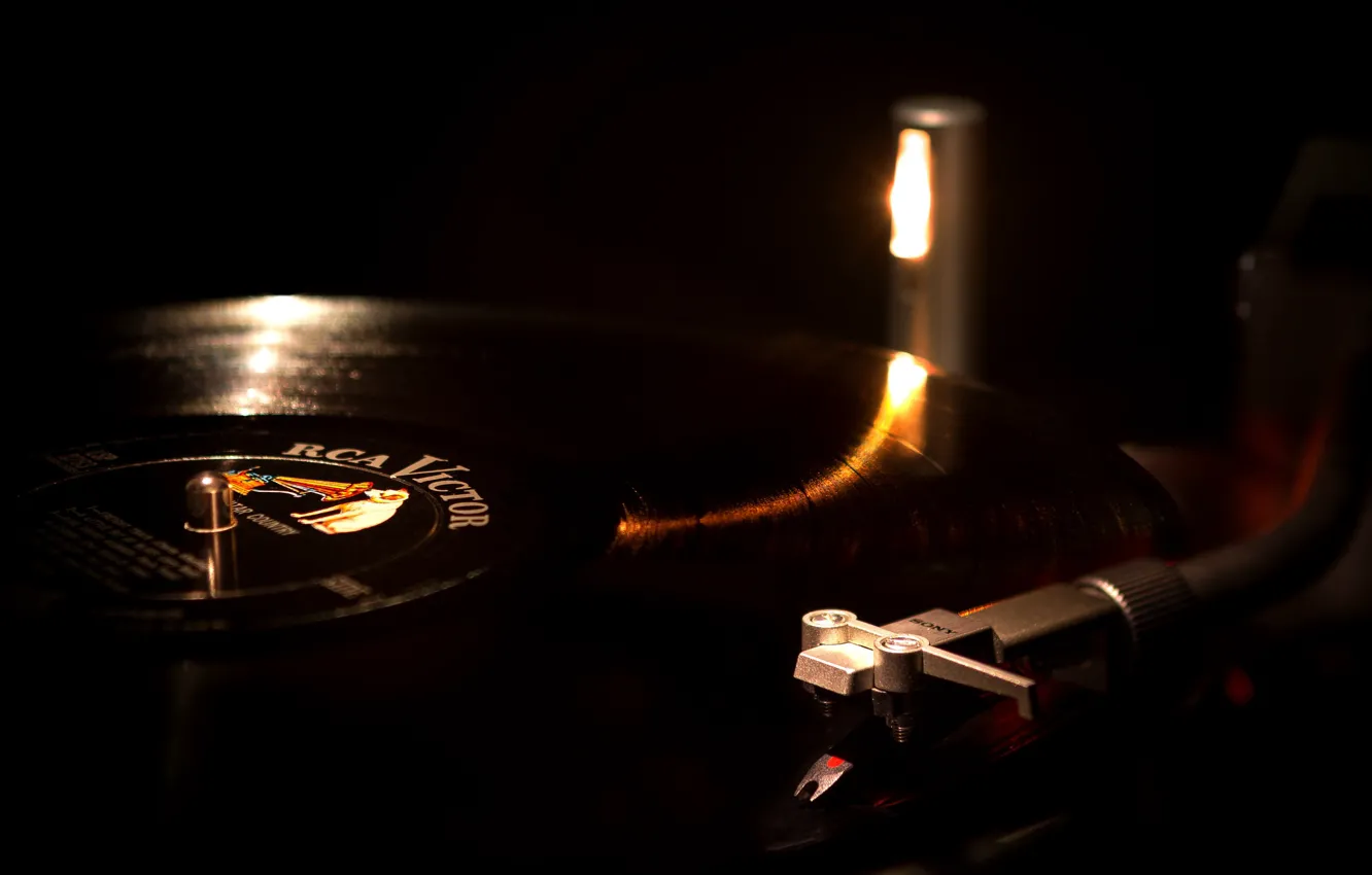 Photo wallpaper music, vinyl, record player