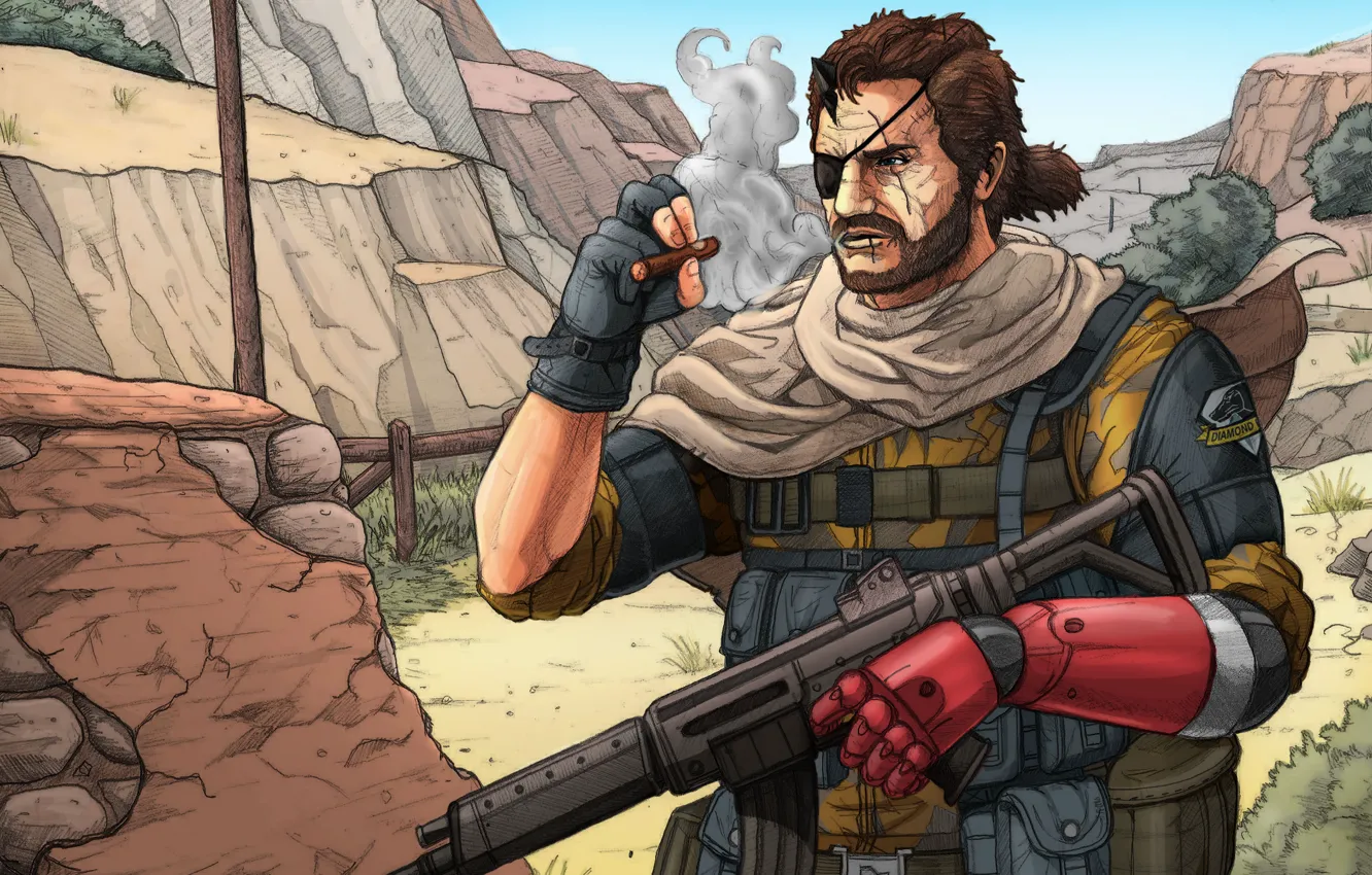 Photo wallpaper Jack, Konami, Kojima Productions, Metal Gear Solid V: The Phantom Pain, Punished Snake