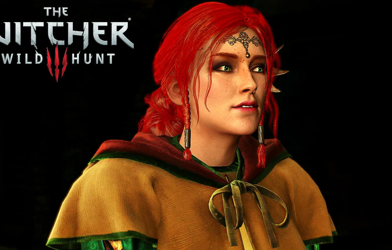 Photo wallpaper girl, art, The Witcher, Triss Merigold, Triss Merigold, The Witcher 3 Wild Hunt