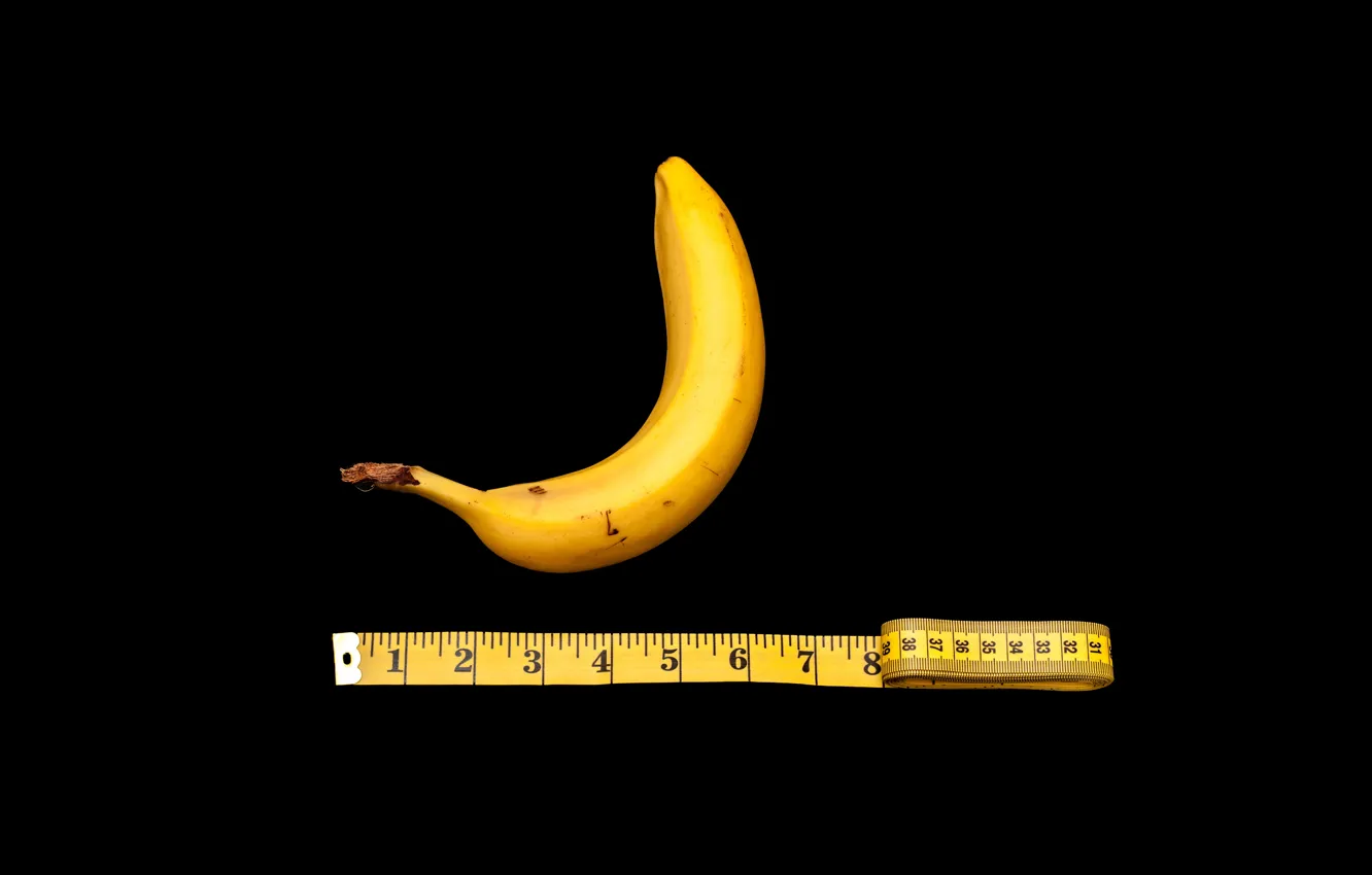 Photo wallpaper size, Banana, inches