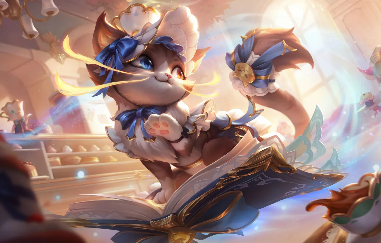 Photo wallpaper pussy, game, cutie, owner, characters, League of Legends, meow, lol