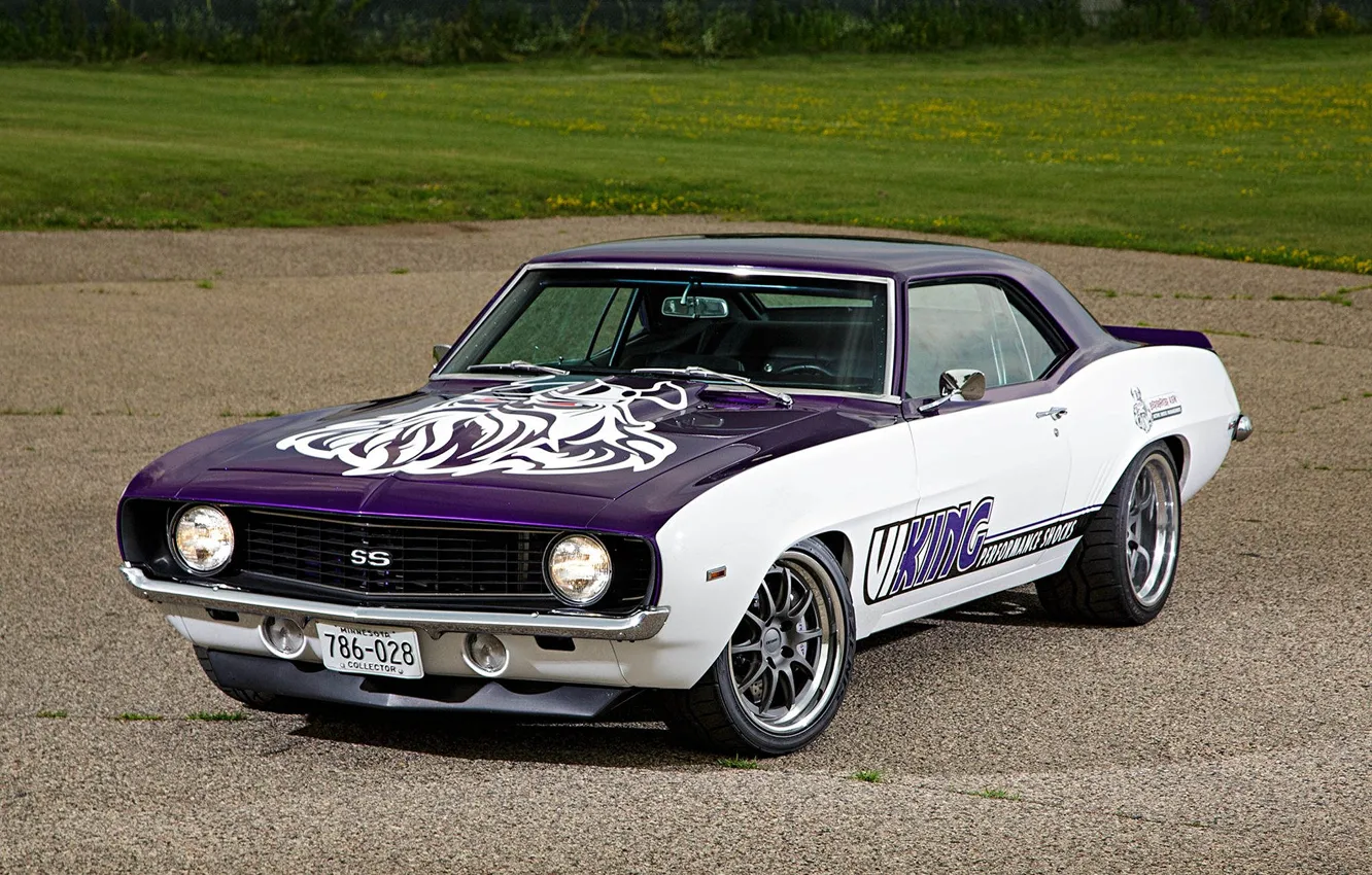 Photo wallpaper Chevrolet, Camaro, Wheels, Forgeline, The Viking Performance Berserker '69, GZ3