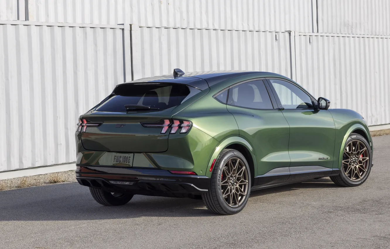 Photo wallpaper Mustang, Ford, Mach-E, Ford Mustang Mach-E GT Bronze Appearance Package