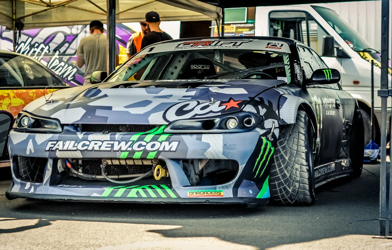 Photo wallpaper day, Silvia, airbrushing, solar