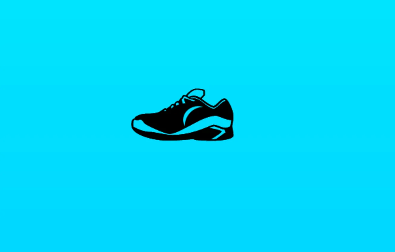 Photo wallpaper clothing, color, shoes, minimalism, sneakers