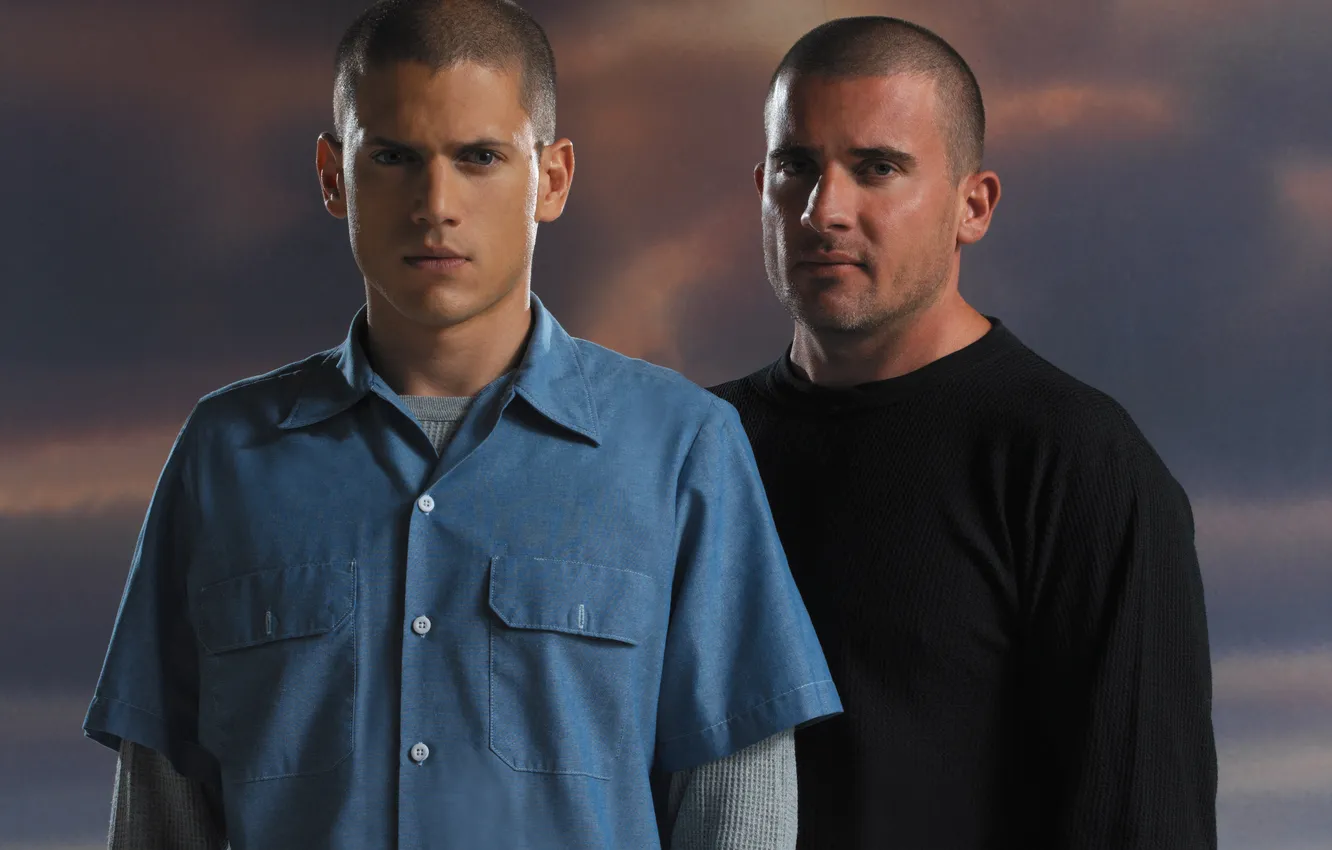 Photo wallpaper escape, Wentworth Miller, Prison Break, Wentworth Miller, Dominic Purcell, Michael Scofield, Lincoln Burrows, Dominic Purcell