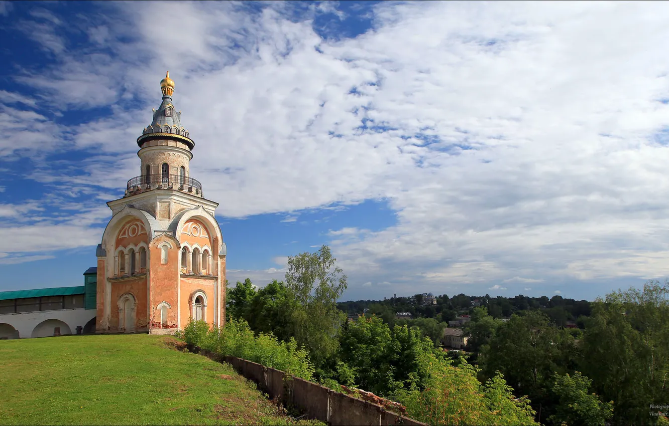 Photo wallpaper temple, homeland, Torzhok, The Boris and Gleb monastery