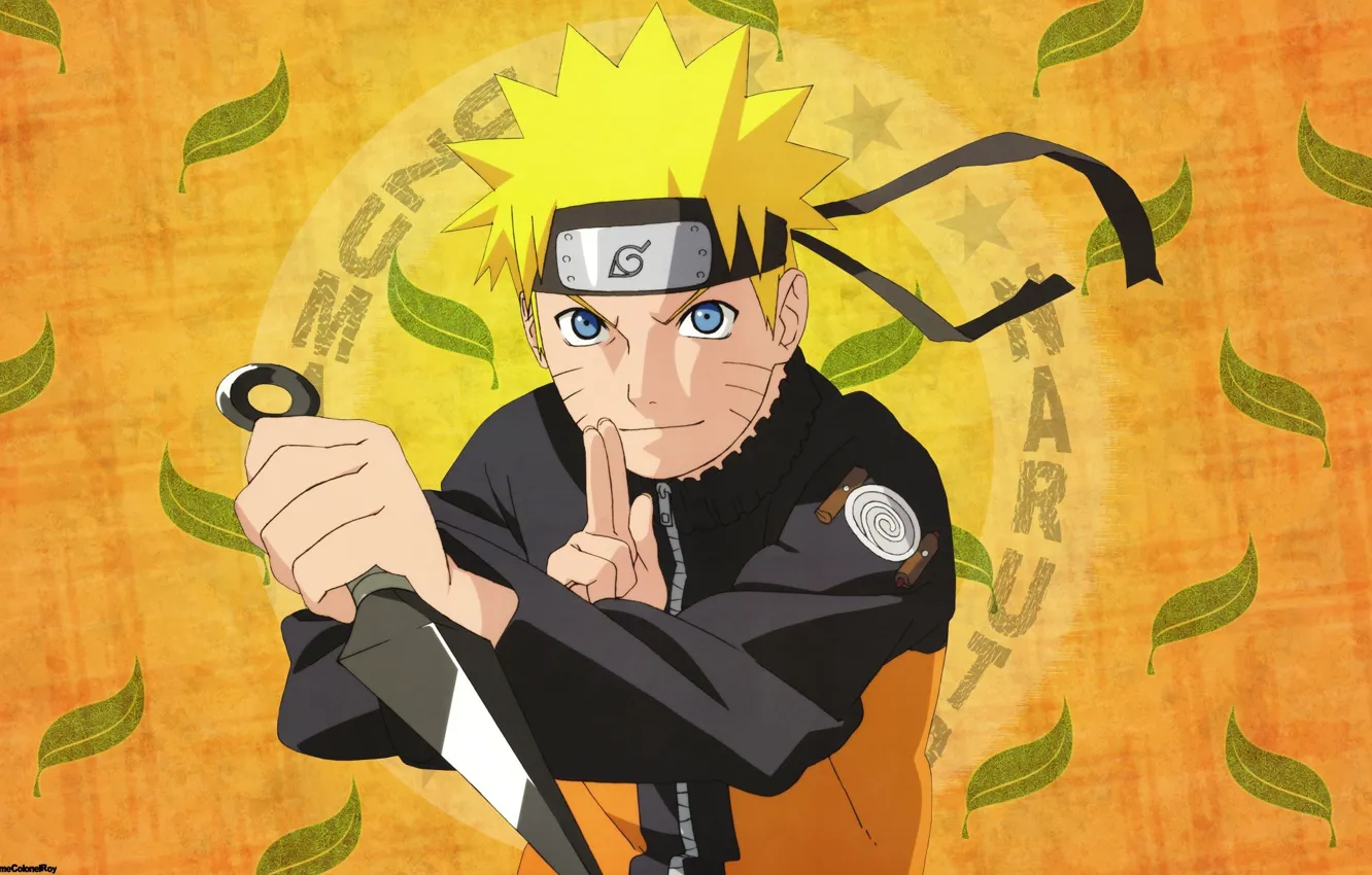 Photo wallpaper look, weapons, background, Naruto, Naruto