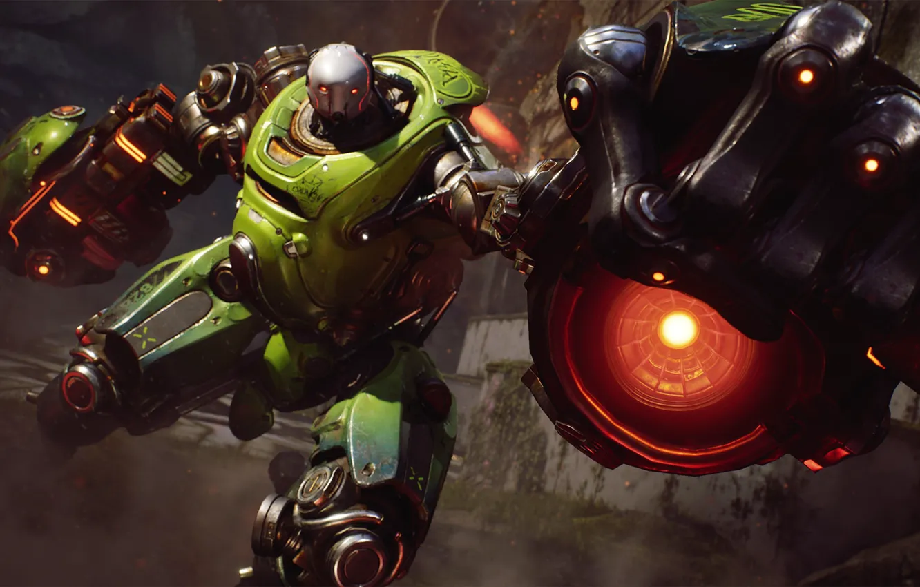 Photo wallpaper game, mecha, fight, strong, Paragon, warrio