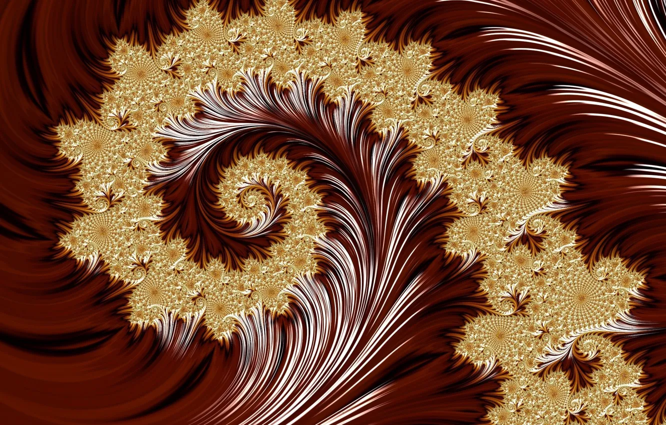 Photo wallpaper background, curls, pattern