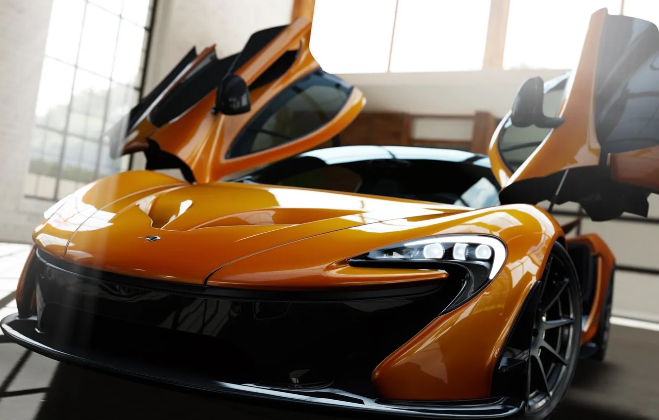 Photo wallpaper machine, the game, sports car, McLaren P1, Forza motorsport 5