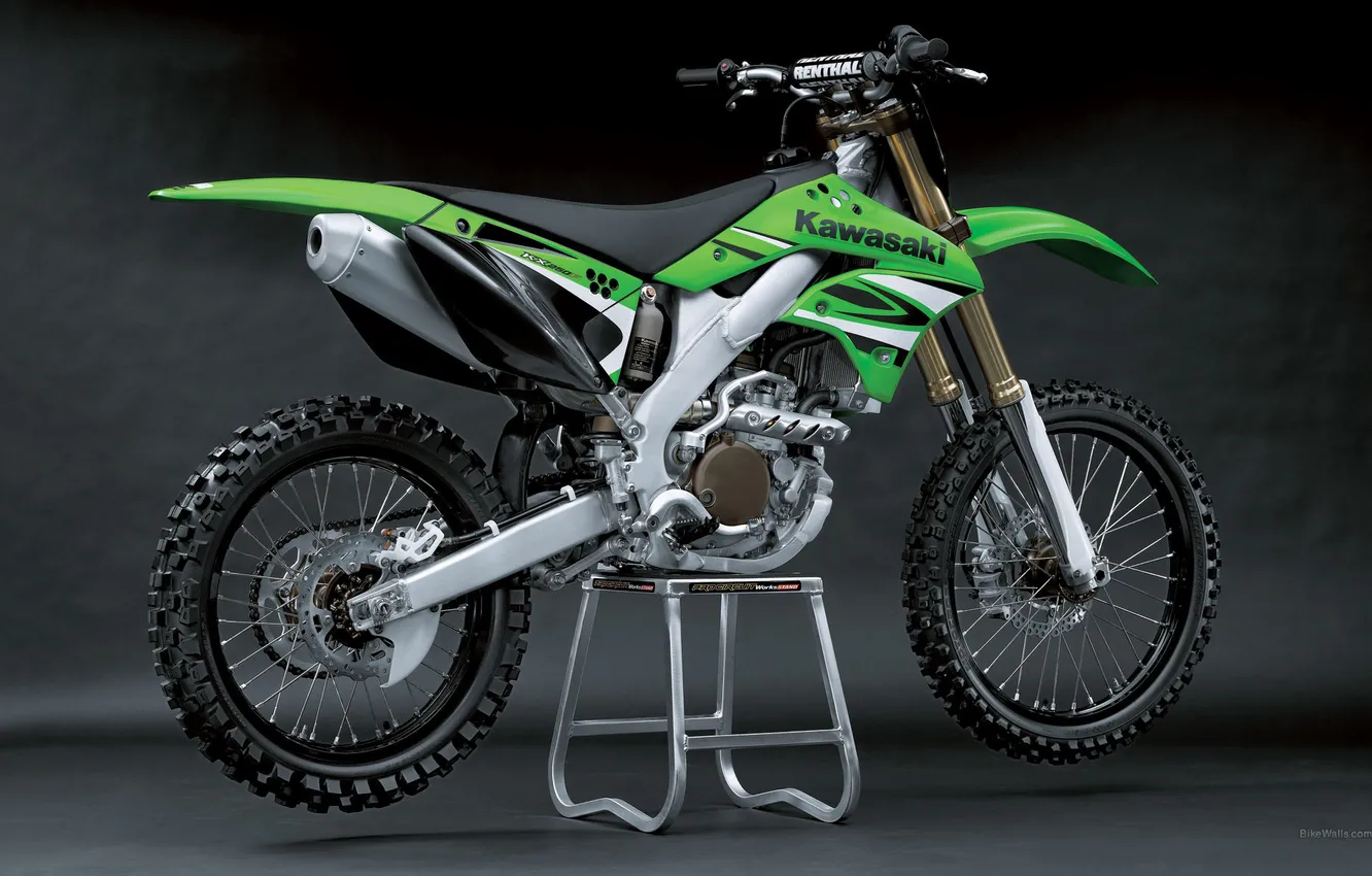 Photo wallpaper Moto, Kawasaki, cross, KX250F
