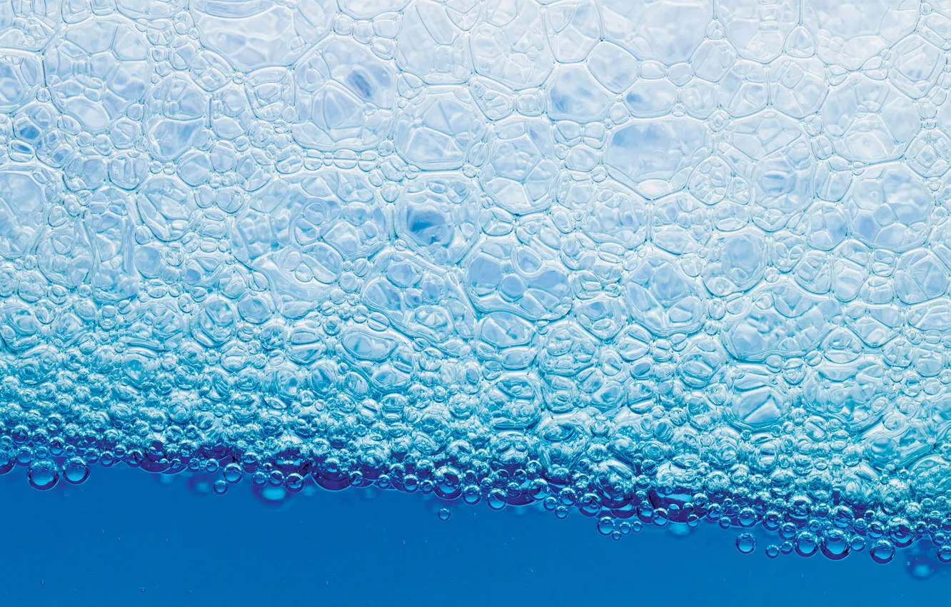 Photo wallpaper wave, foam, water, drops, macro, waves, Water, macro