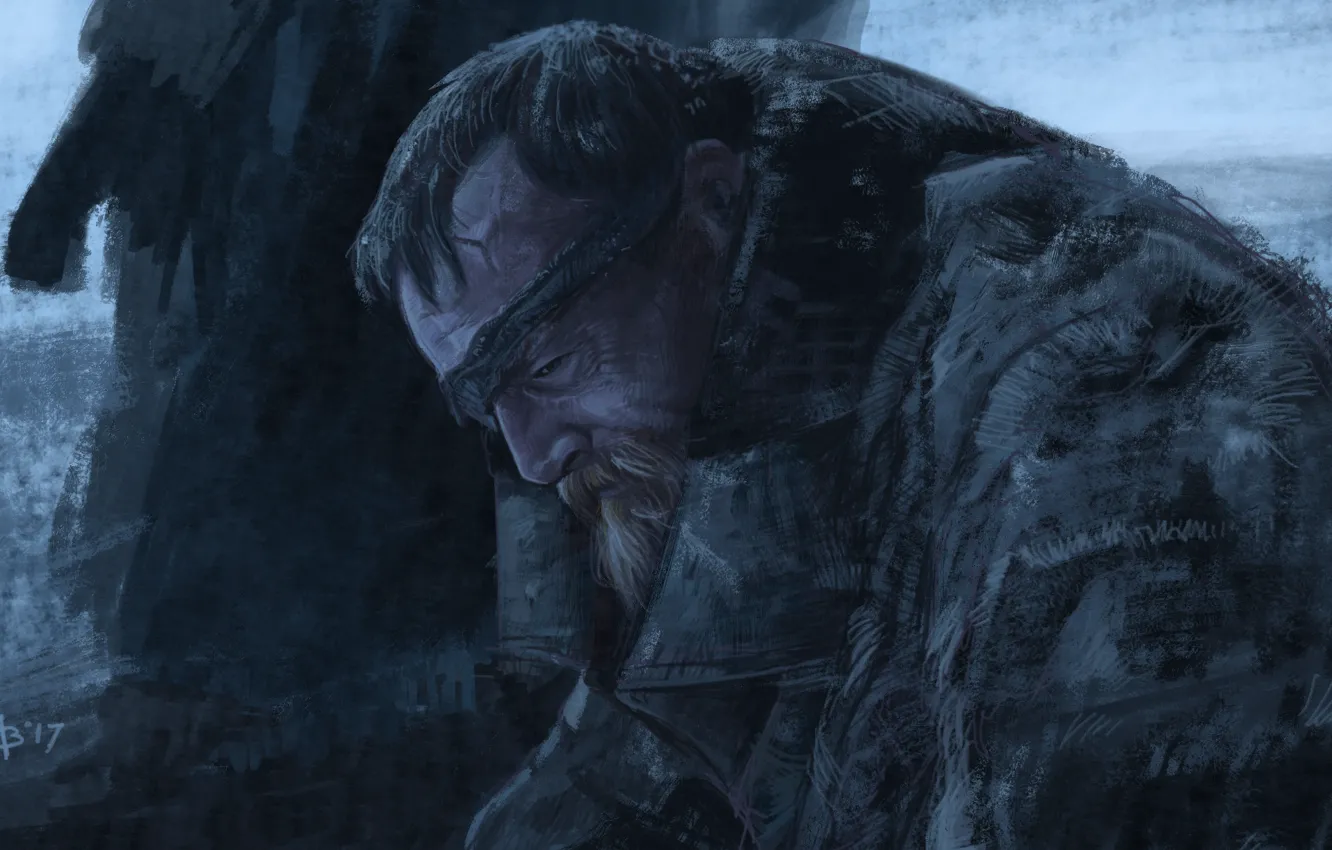 Photo wallpaper art, Game of Thrones, Game of thrones, Beric Dondarrion
