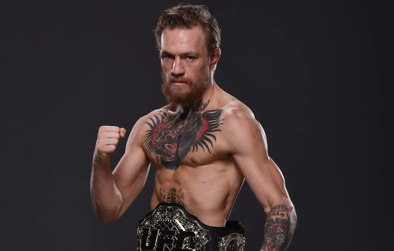 Photo wallpaper tattoo, Ireland, ufc, champion, Conor, Conor McGregor