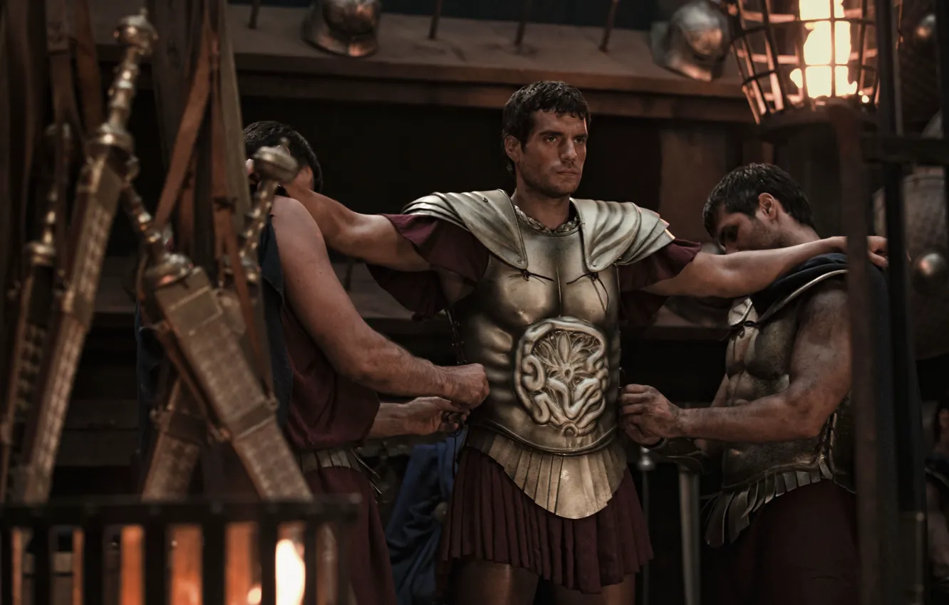 Photo wallpaper armor, man, warrior