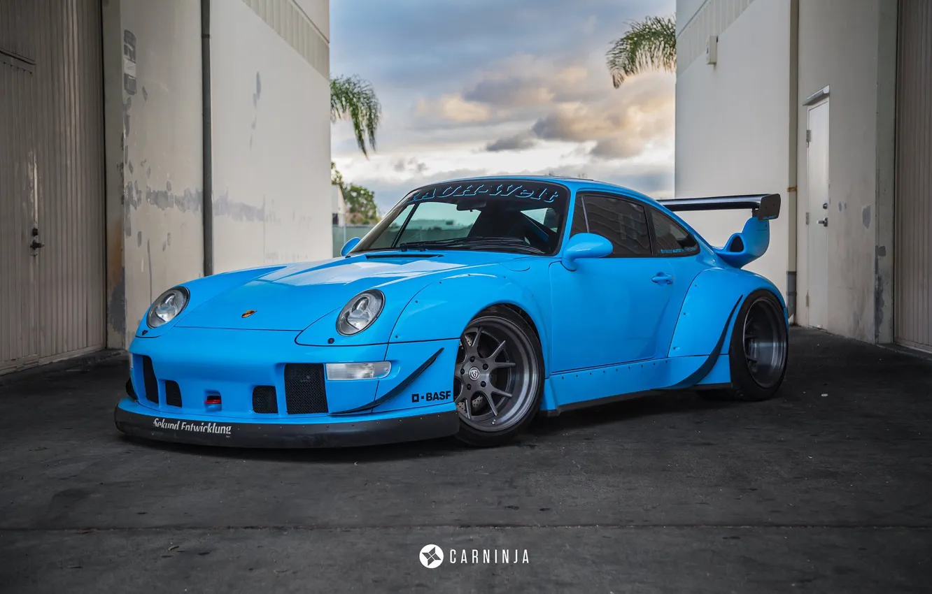 Photo wallpaper Porsche, 993, RWB