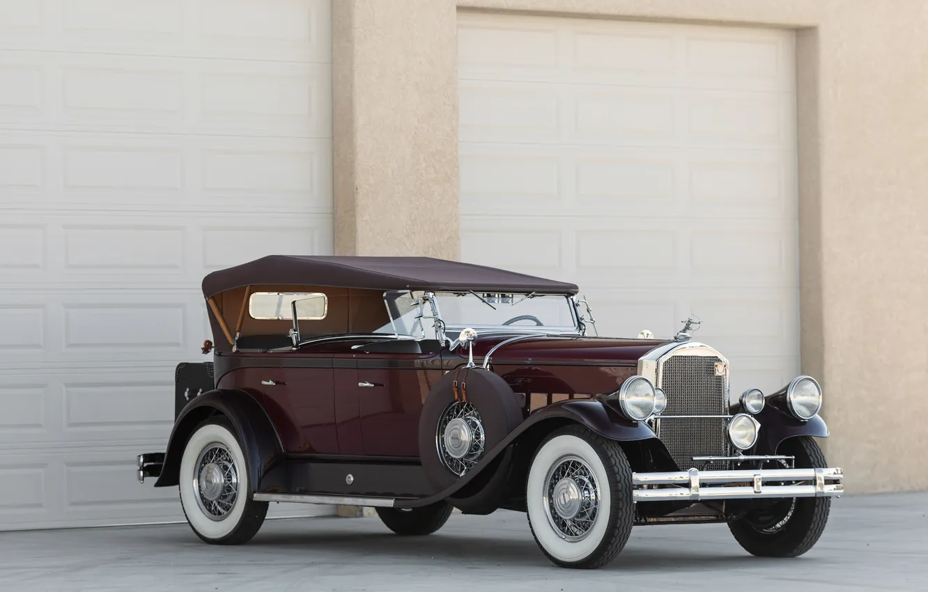 Photo wallpaper Sport, retro cars, 1930, Phaeton, Pierce-Arrow, Model B, Retro Cars, Pierce-Arrow Model B Sport