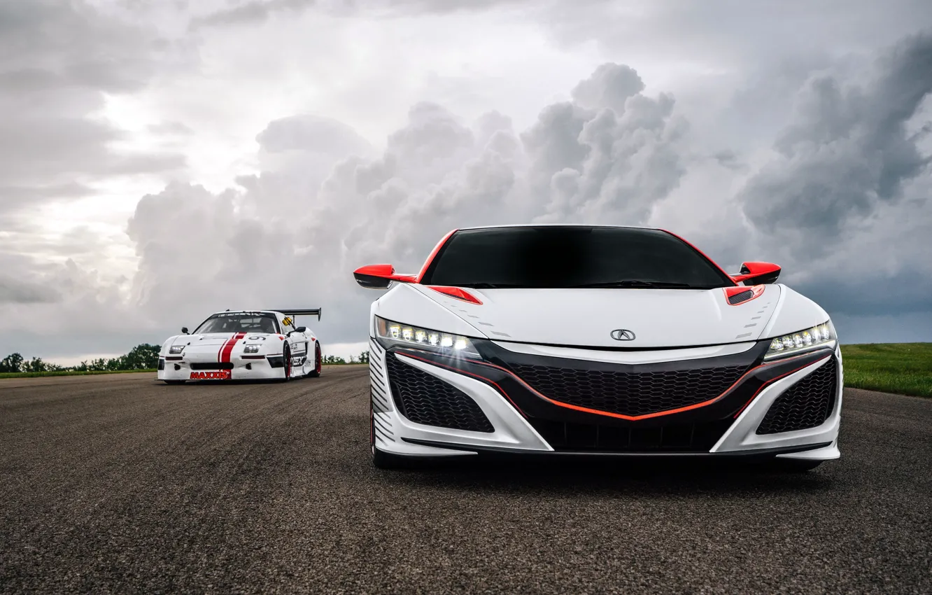Photo wallpaper track, Car, track, Acura, NSX, Pace, Peak, Pikes