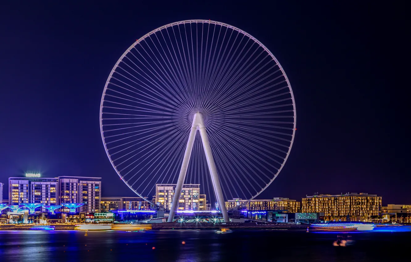 Photo wallpaper Ferris wheel, Dubai, UAE