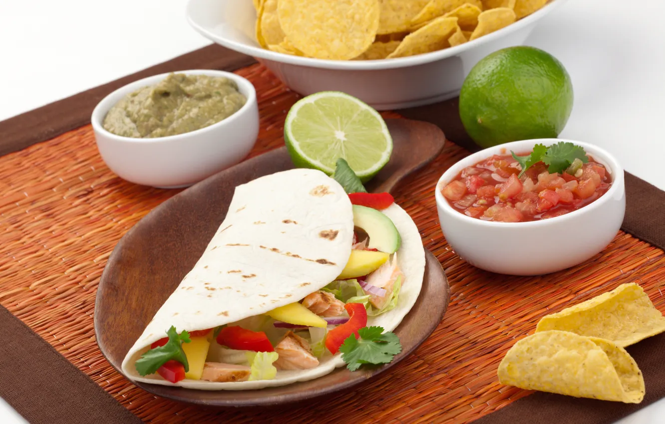 Photo wallpaper filling, snack, appetizer, pita, Mexican food, sandwich filling, Mexican food