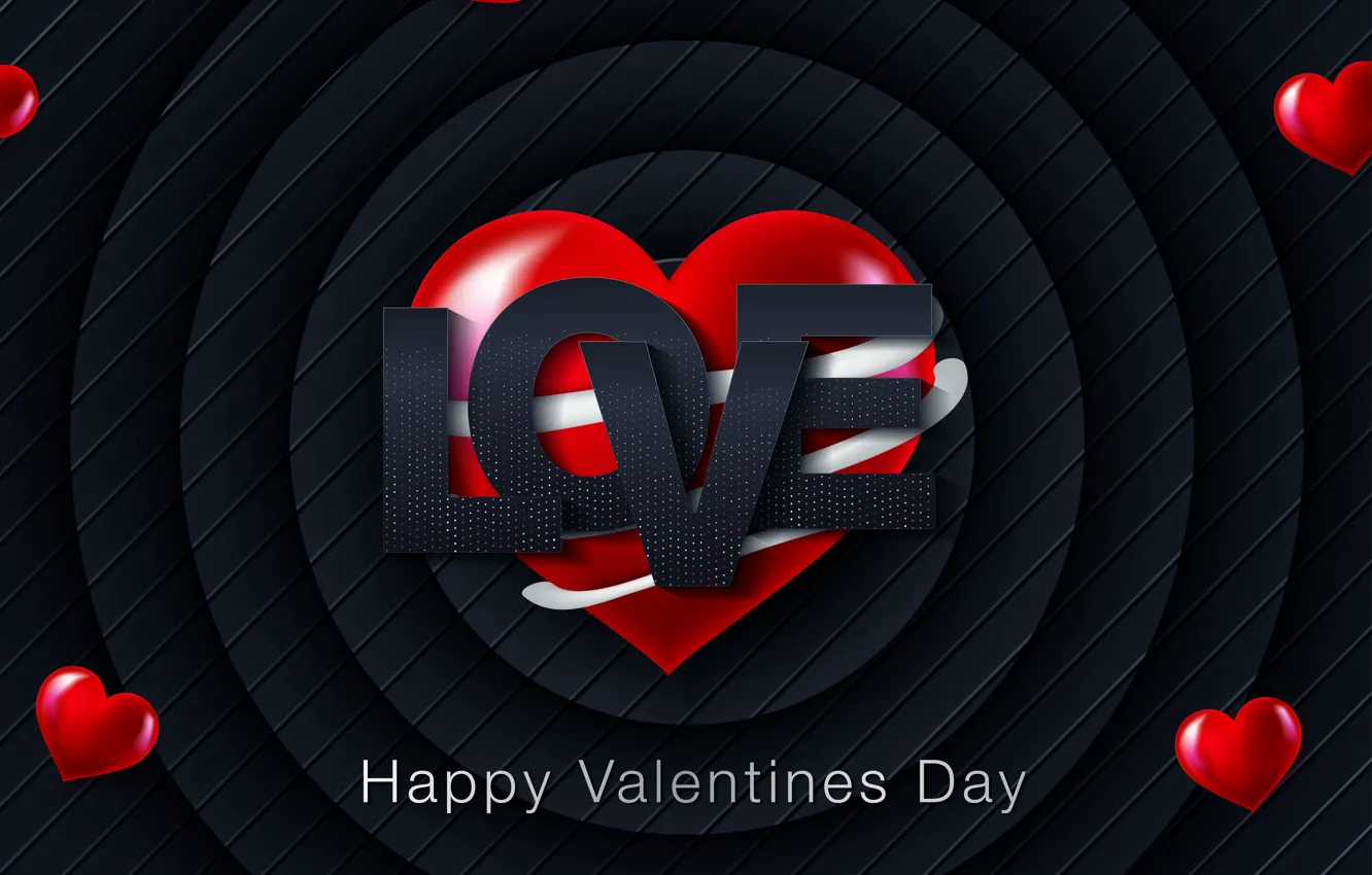 Photo wallpaper love, blue, red, background, texture, love, Valentine's day, hearts