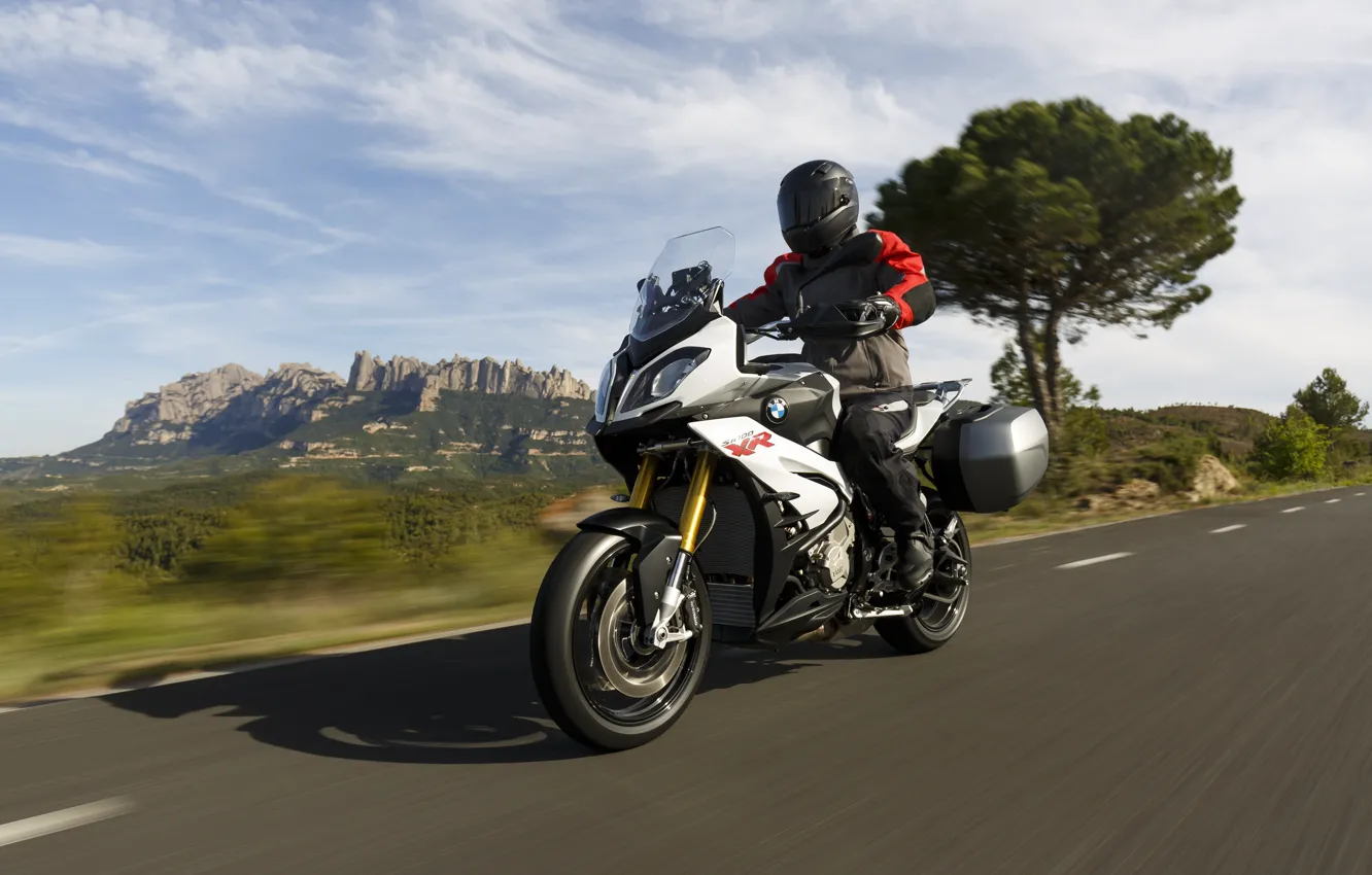 Photo wallpaper BMW, road, bike, S 1000, BMW S 1000 XR