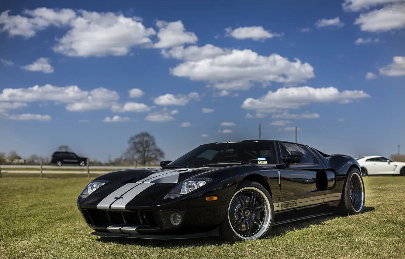Photo wallpaper Ford, Hennessey, Twin Turbo, GT1000