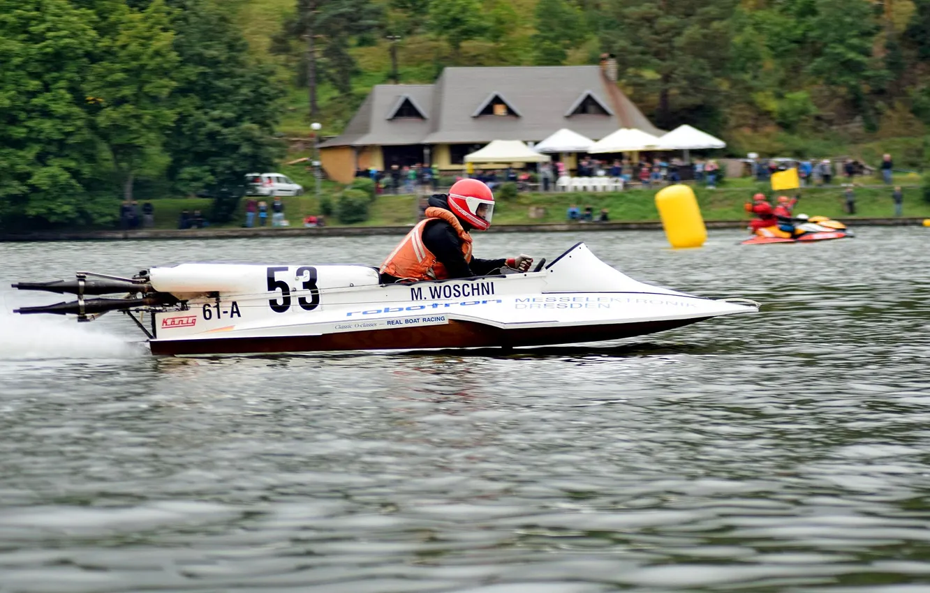 Photo wallpaper speed, boats, races