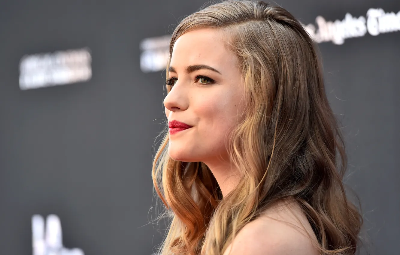 Photo wallpaper makeup, actress, photoshoot, Willa Fitzgerald, Willa Fitzgerald