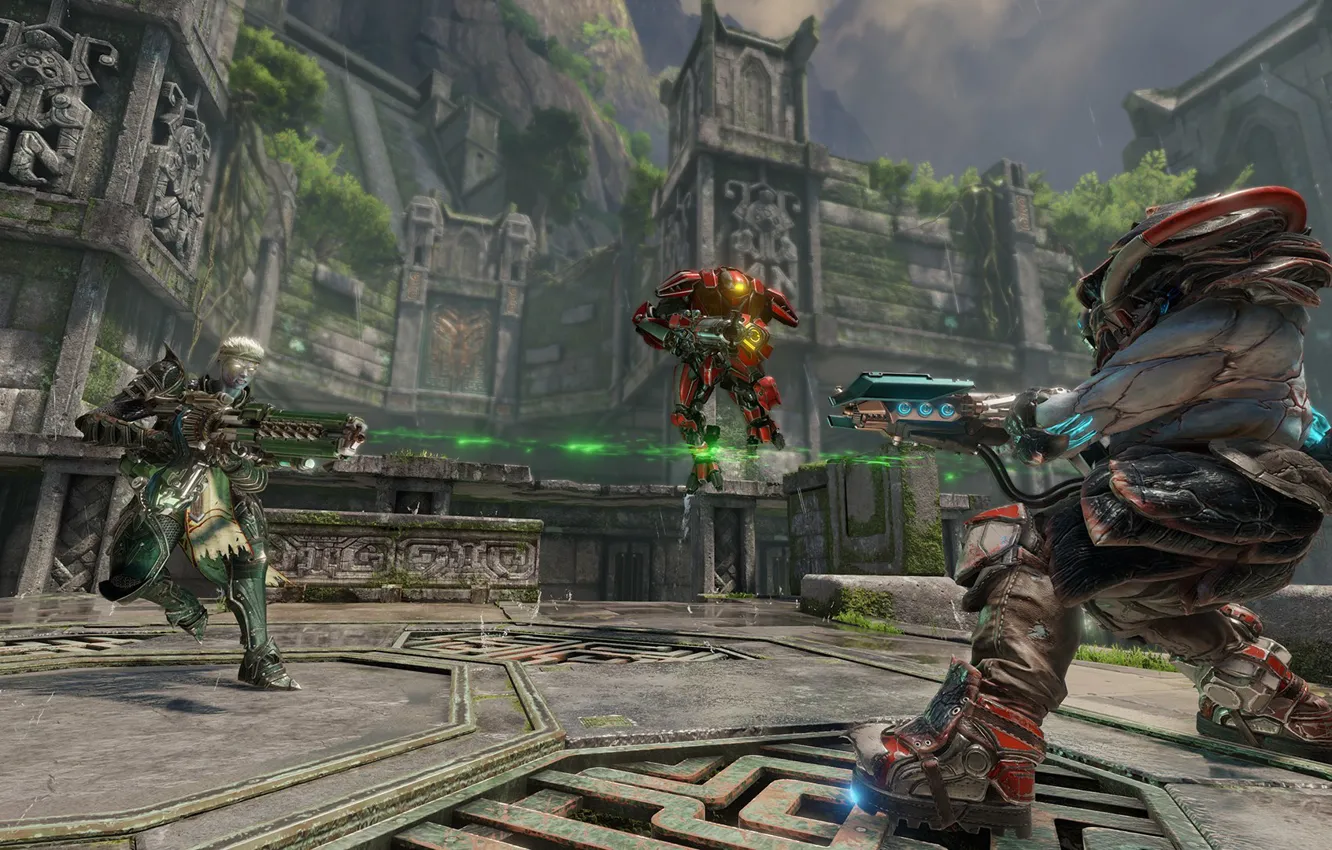 Photo wallpaper the game, Bethesda Softworks, quake, Saber Interactive, id Software, Quake Champions, Scale Bearer